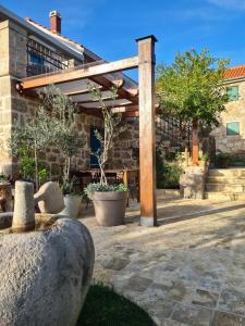 Zahrada ubytování Stone house Goranova kuća