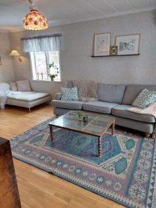Istumisnurk majutusasutuses Fin torparstuga strax utanför Falköping.