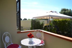 A balcony or terrace at Casa delle Conchiglie