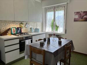 Kuchyň nebo kuchyňský kout v ubytování Apartment with garden Domaso - Larihome A62