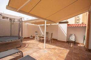 A patio or other outdoor area at HABANERAS