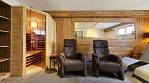 Posezení v ubytování Ferienanlage Hechenbergerhof