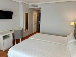 Postel nebo postele na pokoji v ubytování Hotel Bahia Sur
