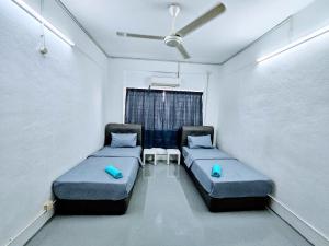 Postel nebo postele na pokoji v ubytování PANCHOR 6 HOSTEL