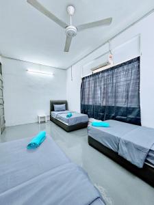 Postel nebo postele na pokoji v ubytování PANCHOR 6 HOSTEL