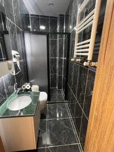 Koupelna v ubytování Bonita Hotel