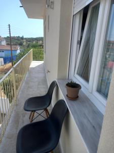 Balkón nebo terasa v ubytování Aggeliki apartment