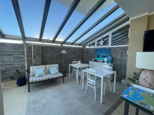 Χώρος καθιστικού στο SUITEBEACH b&b and resort