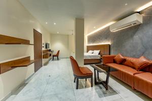 Posezení v ubytování Uphills boutique hotel