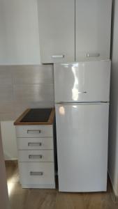 Kuchyň nebo kuchyňský kout v ubytování Apartment Uki