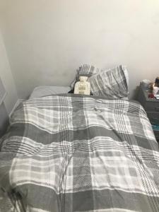 Katil atau katil-katil dalam bilik di Luxx apartment