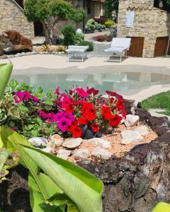 Zahrada ubytování B&B Le Palme