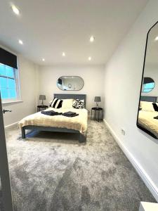 Postel nebo postele na pokoji v ubytování Luxury 1 Bed in Central Brighton