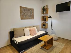 TV a/nebo společenská místnost v ubytování Apartments Woodnotes