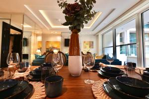 Restaurace v ubytování Luxury-high street Kensington-spacious-hydePark