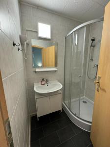 Ein Badezimmer in der Unterkunft Stadtoase im Herzen Berlins