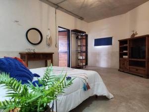 Postel nebo postele na pokoji v ubytování Departamento Albu progreso