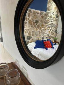 Postel nebo postele na pokoji v ubytování Departamento Albu progreso