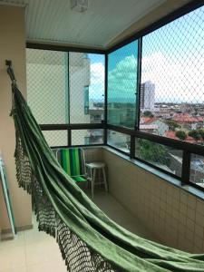 Balkón nebo terasa v ubytování Apto amplo 1dorm vista para o mar + 5 fotografií