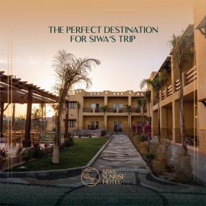 シワにあるSiwa Sunrise Hotelのリゾート外観