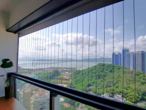 a view from a window of a city at Interact China Fine Condo - Shenzhen Bay in Shenzhen