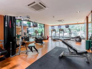 Fitness centrum a/nebo fitness zařízení v ubytování Luxury Beach Apartments by MVP