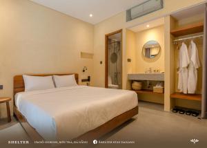 Postel nebo postele na pokoji v ubytování Shelter Stay Da Nang