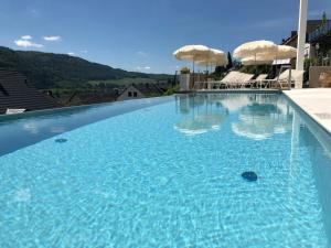 Bazén v ubytování Weingut-Aparthotel Olinger nebo v jeho okolí