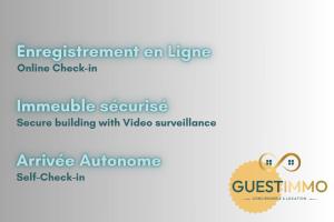 une capture d'écran d'une page Web avec l'intégration d'anlez dans l'établissement Air-conditioned Apartment - Sea View Port, à Toulon