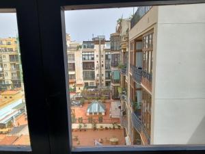 Výhľad na mesto Barcelona alebo výhľad na mesto priamo z penziónu