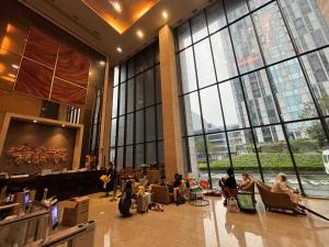 Konferenční prostory v ubytování Guangzhou City Inn Hotel Apartment Pazhou
