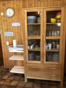 Kuchyň nebo kuchyňský kout v ubytování Chalet BERGglück Willingen - Nähe Skilifte