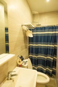 Koupelna v ubytování Raim Hotel