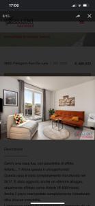 een website voor een meubelzaak met een bed in een kamer bij Appartamento confortevole in Deinze