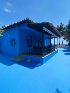 a villa with a pool and a house at Villa Palma in Alexandroupoli