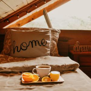 Postel nebo postele na pokoji v ubytování Drinska Villa Cabin