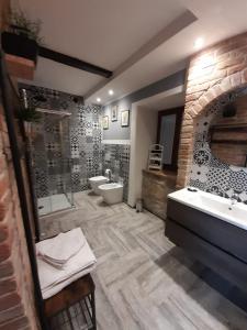 Koupelna v ubytování B&B ai SILIO