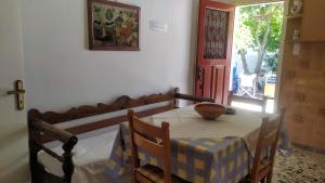 A seating area at Almond trees house