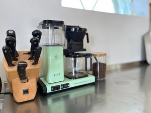a blender sitting on top of a counter at SPOT Jelsum in Jelsum