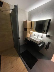 Kúpeľňa v ubytovaní AURA Hlinsko