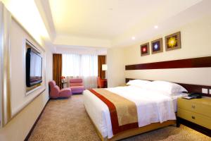 Voodi või voodid majutusasutuse Casa Real Hotel toas