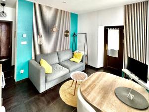 Predel za sedenje v nastanitvi Gîte Lorelei Obernai Centre Ville 2 à 4 personnes