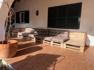 Ein Sitzbereich in der Unterkunft Villa Cecylia