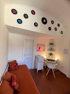 Postel nebo postele na pokoji v ubytování Domus Isidis room