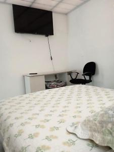 TV a/nebo společenská místnost v ubytování Edificio la estrella