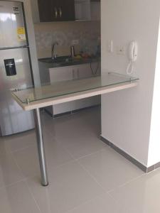 Cuina o zona de cuina de Arriendo apartamento por días en Irazu Pereira - Dosquebradas