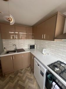 Kuchyň nebo kuchyňský kout v ubytování Elegant House