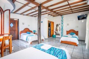 Postel nebo postele na pokoji v ubytování Maidith Galapagos Inn + 37 fotografií