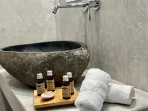 Koupelna v ubytování Amorgos Delight