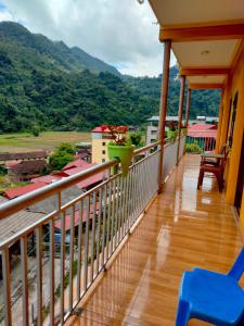 Balkon ili terasa u objektu Pac Ngoi Village's homestay (Ba Be Lake)